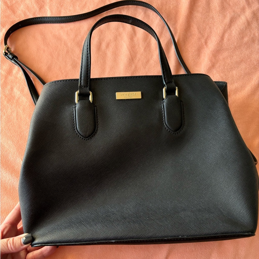 Kate spade cross body bag - black - medium size